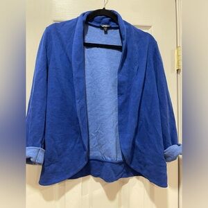 Express Cobalt/Royal Blue Soft Faux Blazer
